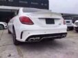 Mercedes-Benz W205 C-Class Upgrade CL Style Body Kit Front Bumper Rear Bumper Fender Spoiler Exhaust Tips Grill