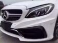 Mercedes-Benz W205 C-Class Upgrade CL Style Body Kit Front Bumper Rear Bumper Fender Spoiler Exhaust Tips Grill
