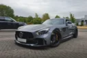 Mercedes-Benz C190 AMG-GT 2Door Upgrade PD Style Carbon Fiber Body Kit Front Lip Diffuser Side Skirt Spoiler Bonnet Fender Vents