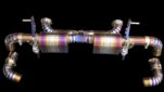 Audi R8 Upgrade Full Exhaust Style 2 High Quality High Corrosion Resistance Extreme Light Weight High Heat Resistance Titanium Alloy Exhaust System