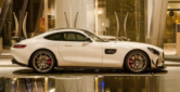 Mercedes-Benz C190 AMG-GT 2Door Upgrade RZ Style Carbon Fiber Body Kit Front lip Diffuser Side Skirt Spoiler