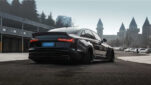 Audi A6S6RS6 C7 Upgrade Carbon Fiber Wide Body Kit Front Lip Side Skirt Diffuser Spoiler Front Fender Widening Rear Fender Widening