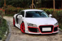 Audi R8 4Z Upgrade RG Style Body Kit Front Bumper Rear Bumper Side Skirt