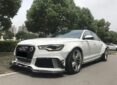 Audi A6S6RS6 C7 Upgrade MB Wide Body Kit Front Lip Side Skirt Diffuser Spoiler Front Fender Widening Rear Fender Widening