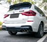 BMW X3 Series Upgrade Thunder Carbon Fiber Body Kit Front Lip Mirror Cover Diffuser Exhaust Tips