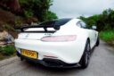 Mercedes-Benz C190 AMG-GT 2Door Upgrade RZ Style Carbon Fiber Body Kit Front lip Diffuser Side Skirt Spoiler