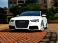 Audi A5S5RS5 8T8F Upgrade WD Body Kit Front Bumper Diffuser Spoiler Side Skirt