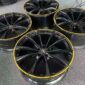 Lamborghini Combine Black and Yellow Forged Wheel