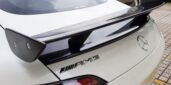 Mercedes-Benz C190 AMG-GT 2Door Upgrade RZ Style Carbon Fiber Body Kit Front lip Diffuser Side Skirt Spoiler