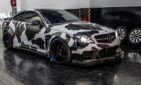 Mercedes-Benz W204 C-Class Upgrade LB Style Wide Body Kit Front Bumper Rear Bumper Side Skirt Front Fender Widening Rear Fender Widening