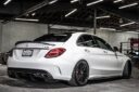 Mercedes-Benz W205 C-Class Upgrade PSM Style Body Kit Front Lip Diffuser Side Skirt Spoiler