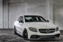 Mercedes-Benz W205 C-Class Upgrade PSM Style Body Kit Front Lip Diffuser Side Skirt Spoiler