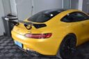 Mercedes-Benz C190 AMG-GT 2Door Upgrade RNT Style Carbon Fiber Body Kit Front lip Diffuser Side Skirt Spoiler