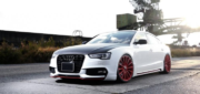 Audi A5S5RS5 8T8F Upgrade WD Body Kit Front Bumper Diffuser Spoiler Side Skirt