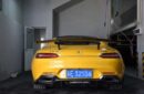Mercedes-Benz C190 AMG-GT 2Door Upgrade RNT Style Carbon Fiber Body Kit Front lip Diffuser Side Skirt Spoiler