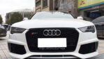 Audi A6S7RS7 4G8 Upgrade RS7 Carbon Fiber Body Kit Front Lip Diffuser Exhaust Tips