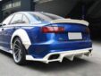 Audi A6S6RS6 C7 Upgrade MB Wide Body Kit Front Lip Side Skirt Diffuser Spoiler Front Fender Widening Rear Fender Widening