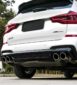 BMW X3 Series Upgrade Thunder Carbon Fiber Body Kit Front Lip Mirror Cover Diffuser Exhaust Tips