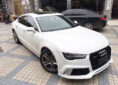 Audi A6S7RS7 4G8 Upgrade RS7 Carbon Fiber Body Kit Front Lip Diffuser Exhaust Tips