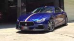 Maserati Ghibli Upgrade AP Style Carbon Fiber Body Kit Front Lip Diffuser Spoiler Side Skirt Bonnet