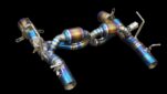 Ferrari F8 Upgrade Full Exhaust Style1 High Quality High Corrosion Resistance Extreme Light Weight High Heat Resistance Titanium Alloy Exhaust System