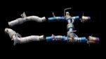 Ferrari F8 Upgrade Full Exhaust Style1 High Quality High Corrosion Resistance Extreme Light Weight High Heat Resistance Titanium Alloy Exhaust System