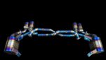Porsche 911 997.1 Upgrade High Quality High Corrosion Resistance Extreme Light Weight High Heat Resistance Titanium Alloy Exhaust System