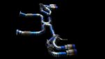 Corvette C8-C9 Upgrade Full Exhaust High Quality High Corrosion Resistance Extreme Light Weight High Heat Resistance Aluminum alloy exhaust System