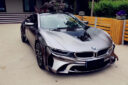 BMW i8 Upgrade EN Wide Body Kit Front Bumper Spoiler Front Fender Widening Rear Fender Widening