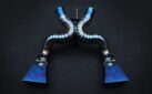 McLaren MP4 Upgrade Full Exhaust Style2 High Quality High Corrosion Resistance Extreme Light Weight High Heat Resistance Titanium Alloy Exhaust System