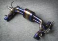 Ferrari 488 Upgrade Style2 High Quality High Corrosion Resistance Extreme Light Weight High Heat Resistance Titanium Alloy Exhaust System