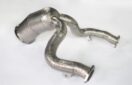 Audi A6S6RS6 A7S7RS7 Upgrade A6A7 Head-Pipe High Quality High Corrosion Resistance Extreme Light Weight High Heat Resistance Stainless Steel Exhaust System