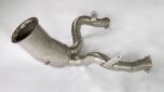 Audi A6S6RS6 A7S7RS7 Upgrade A6A7 Head-Pipe High Quality High Corrosion Resistance Extreme Light Weight High Heat Resistance Stainless Steel Exhaust System