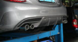 Mercedes-Benz W205 C-Class Upgrade BBS Style Body Kit Front Lip Diffuser Exhaust Tips