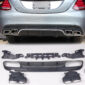 Mercedes-Benz W205 C-Class Upgrade PSM Style Body Kit Front Lip Diffuser Side Skirt Spoiler