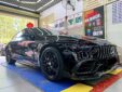 Mercedes-Benz C190 AMG-GT 4Door Upgrade BBS Style Body Kit Front Lip Side Skirt Spoiler Front Bumper Vents Exhaust Tips