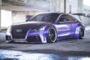 Audi A5S5RS5 8T8F Upgrade LB Wide Body Kit Front Lip Diffuser Side Skirt Spoiler Front Fender Widening Rear Fender Widening