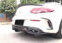 Mercedes-Benz W205 C-Class Upgrade PSM Style Body Kit Front Lip Diffuser Side Skirt Spoiler