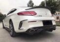 Mercedes-Benz W205 C-Class Upgrade PSM Style Body Kit Front Lip Diffuser Side Skirt Spoiler