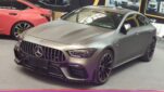 Mercedes-Benz C190 AMG-GT 4Door Upgrade Edition Style Body Kit Front Lip Spoiler Rear Bumper Exhaust Tips