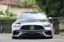 Mercedes-Benz W206 C-Class Upgrade C63 Style Wide Body Kit Front Bumper Rear Diffuser Fender Spoiler Side Skirt Front Bumper Associate Rear Bumper Associate Grill