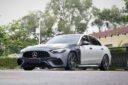 Mercedes-Benz W206 C-Class Upgrade C63 Style Wide Body Kit Front Bumper Rear Diffuser Fender Spoiler Side Skirt Front Bumper Associate Rear Bumper Associate Grill