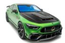 Mercedes-Benz C190 AMG-GT 4Door Upgrade MS Style Body Kit Front Bumper Front Bumper Vents Spoiler Side Skirt Rear Bumper Fender Vents Bonnet