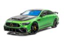 Mercedes-Benz C190 AMG-GT 4Door Upgrade MS Style Body Kit Front Bumper Front Bumper Vents Spoiler Side Skirt Rear Bumper Fender Vents Bonnet