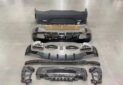 Mercedes-Benz C190 AMG-GT 4Door Upgrade Edition Style Body Kit Front Lip Spoiler Rear Bumper Exhaust Tips