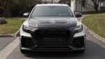 Audi Q8SQ8RSQ8 Upgrade MS Carbon Fiber Body Kit Front Lip Diffuser Rear Bumper Front Fender Widening Rear Fender Widening Front Bumper Associate Side Skirt Fender Vents Rear Bumper Vents Front Bumper Vents