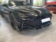 Audi A6S6RS6 C8 Upgrade RS6RS7 ABT Carbon Fiber Body Kit Front Lip Side Skirt Spoiler Diffuser Front Bumper Vents Rear Bumper Vents Mirror Cover