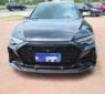 Audi A6S6RS6 C8 Upgrade RS6RS7 ABT Carbon Fiber Body Kit Front Lip Side Skirt Spoiler Diffuser Front Bumper Vents Rear Bumper Vents Mirror Cover