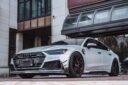 Audi A7S7RS7 4K8 Upgrade RS7 ABT Carbon Fiber Body Kit Front Lip Side Skirt Spoiler Diffuser Front Bumper Vents Rear Bumper Vents Mirror Cover
