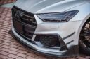 Audi A7S7RS7 4K8 Upgrade RS7 ABT Carbon Fiber Body Kit Front Lip Side Skirt Spoiler Diffuser Front Bumper Vents Rear Bumper Vents Mirror Cover